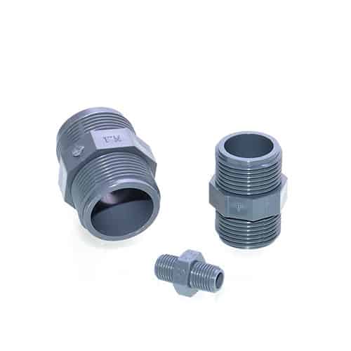 PVC Doppelnippel mit AG