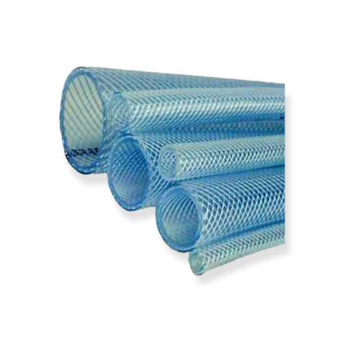 PVC Gewebeschlauch, Druckluftschlauch, Wasserschlauch Luftschlauch transparent - 1